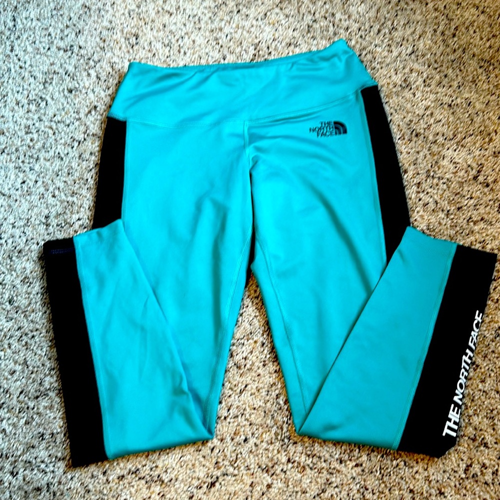 The North Face-teal leggings (size M)